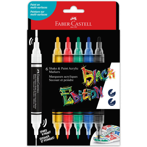 Picture of Acrylic Marker 6clrs Faber-Castell