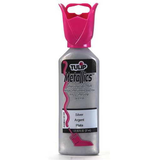 Picture of Fabric Paint 37ml Metallic Silver 3D Tulip