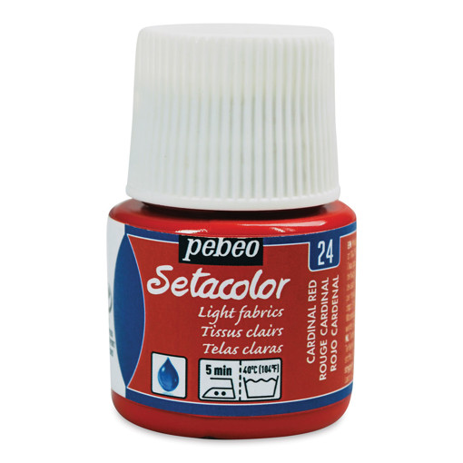 Picture of Fabric Paint 45ml Cardinal Red Pebeo Setacolor