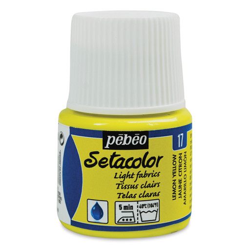 Picture of Fabric Paint 45ml Lemon Yellow Primary Pebeo Setac