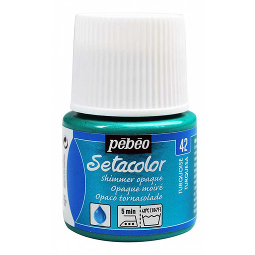 Picture of Fabric Paint 45ml Shim Turquoise Pebeo Setacolor
