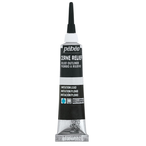 Picture of Glass Paint 20ml Imitation Lead Outliner Pebeo Vit