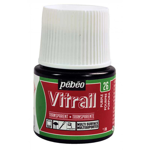 Picture of Glass Paint 45ml Purple Pebeo Vitrail