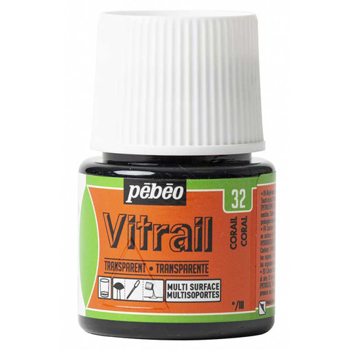 Picture of Glass Paint 45ml Salmon Pebeo Vitrail