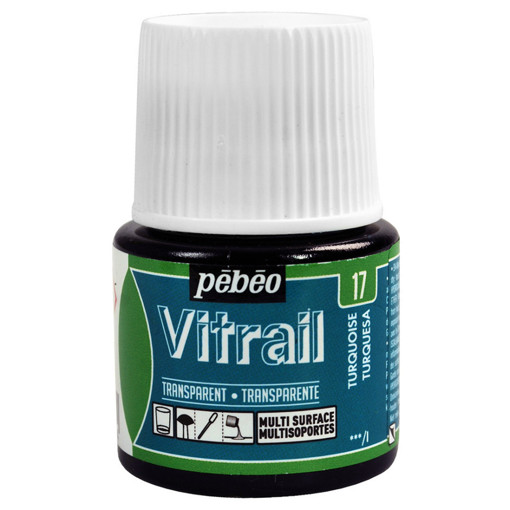 Picture of Glass Paint 45ml Turquoise Pebeo Vitrail