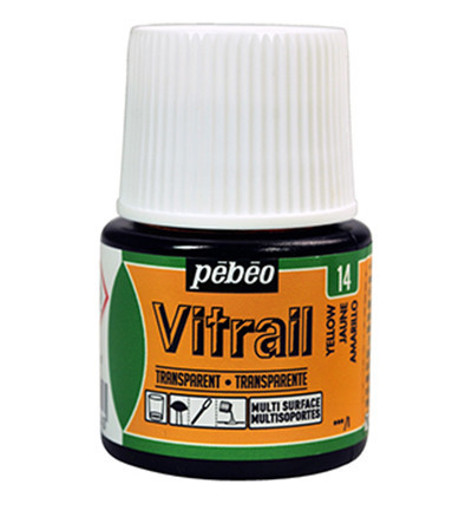 Picture of Glass Paint 45ml Yellow Pebeo Vitrail