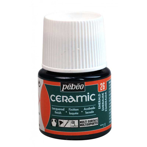 Picture of Ceramic Paint 45ml Emerald Pebeo