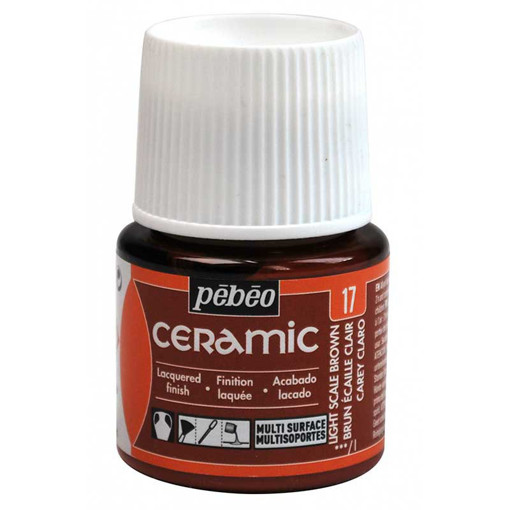 Picture of Ceramic Paint 45ml Light Scale Brown Pebeo