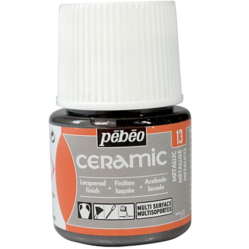 Picture of Ceramic Paint 45ml Metallic Pebeo