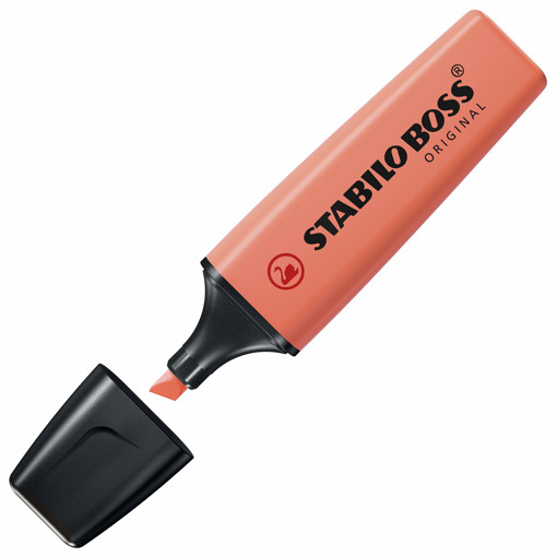 Picture of Highlighter Mellow Coral Red Stabilo Boss Original
