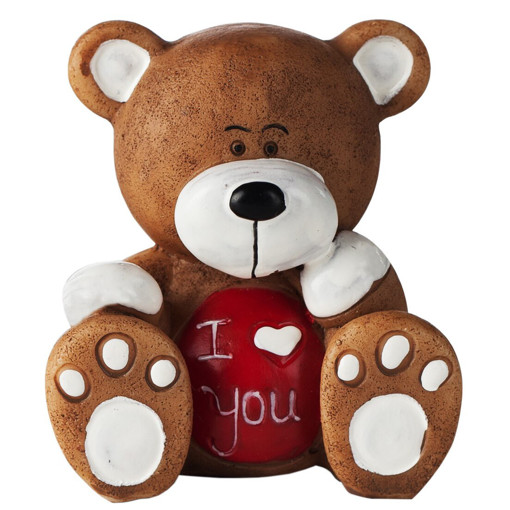 Picture of Figurine Bear Out of the blue Polyresin