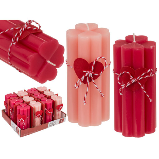Picture of Candles Out of the blue, Pillar Hearts