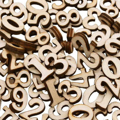 Picture of Wood 30pcs Letters Hand Craft