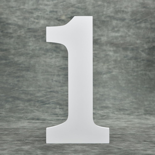 Picture of Wood White Number Hand Craft,1