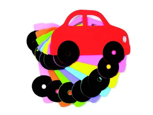 Picture of Foam 8pcs Car Hand Craft
