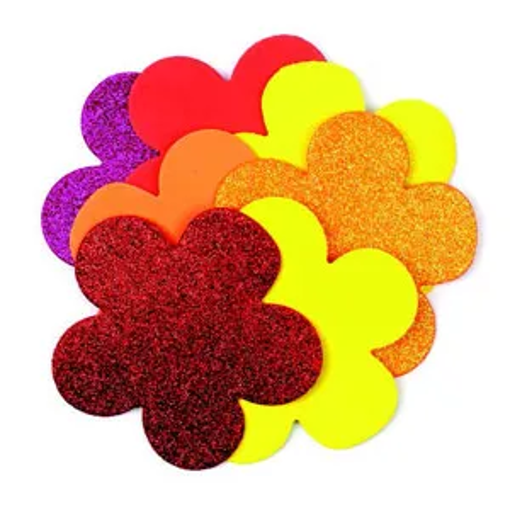 Picture of Glitter Foam Flower Hand Craft