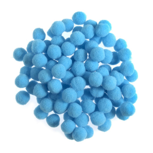 Picture of Pompoms 30pcs Sky Blue Craft for all