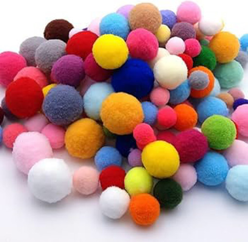 Picture of Pompoms Multi Colors Bubu
