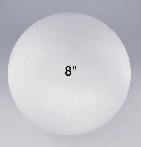 Picture of Styrofoam Ball 8cm White