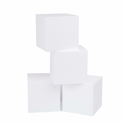 Picture of Styrofoam Cube 4pcs Hand Craft
