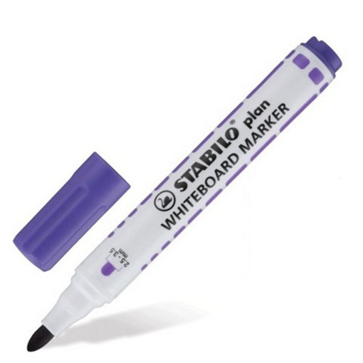 Picture of WhiteBoard Marker Purple (2.5-3.5)mm Stabilo