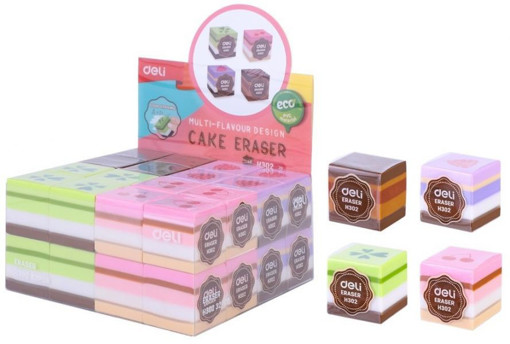 Picture of Eraser Fantasy Neon Clrs Sweet Cakes Deli