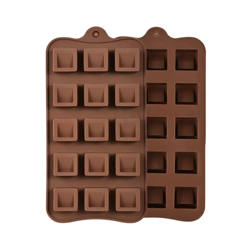 Picture of Molds (Set of 15) Brown Square