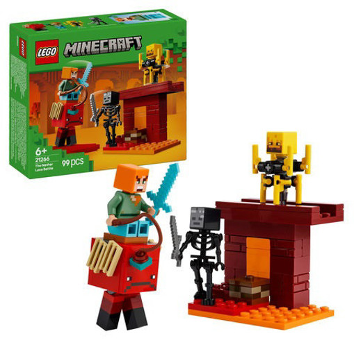 Picture of Lego Minecraft The Nether Lava Battle