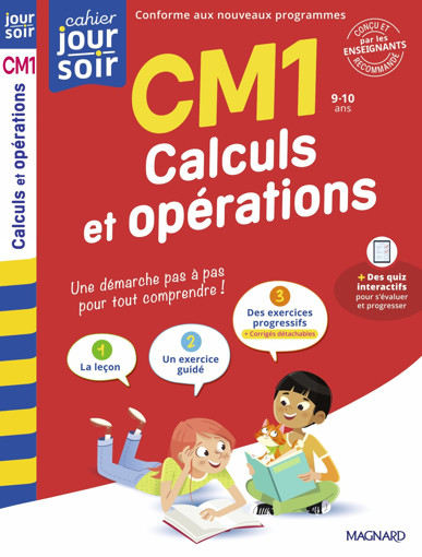 Picture of Cahier Jour Soir Maths CM1 Magnard 2025