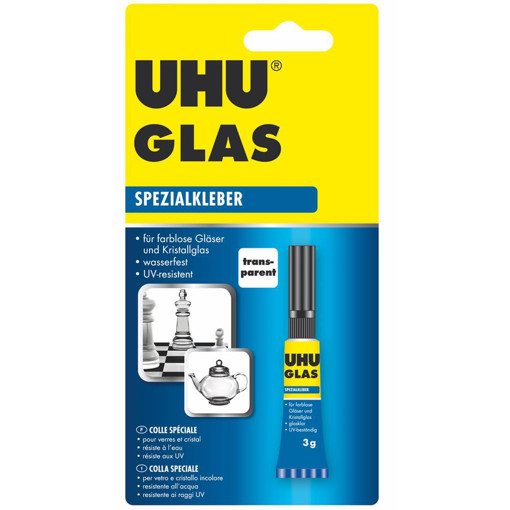 Picture of Glas Glue Transparent 3gr Uhu