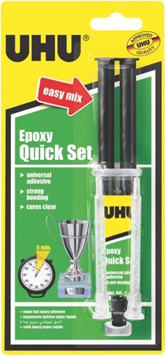 Picture of Glue 2 Componement 14ml Epoxy Quickset Uhu