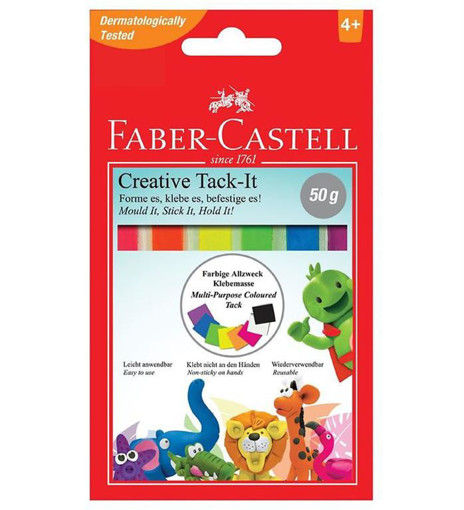 Picture of Gomme Fixe (Set of 6) Colored 50gr Faber-Castell