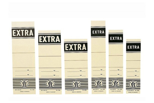 Picture of Office label For Binder Extra