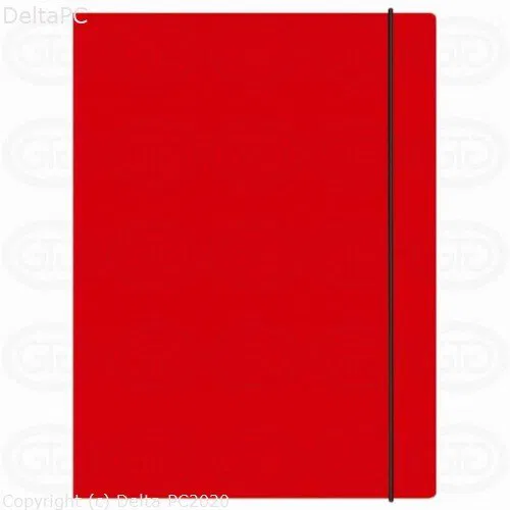 Picture of Elastic File Red 380gr Carton Bassile