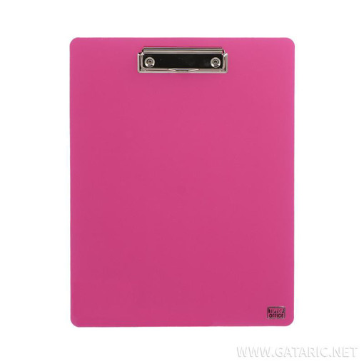 Picture of Clipboard A4 Pink Plastic Tip Top