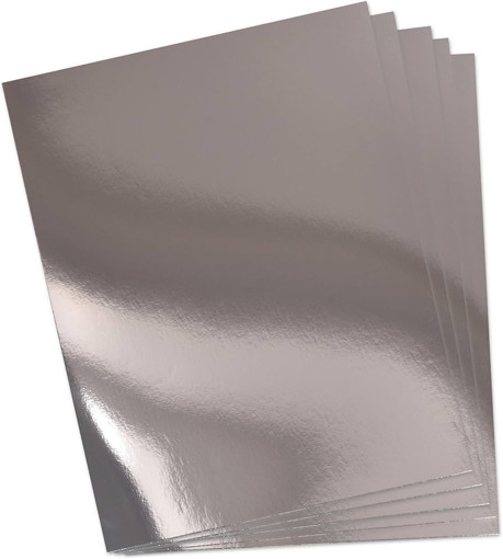 Picture of CardBoard 50x70cm Silver 250gr Metallic