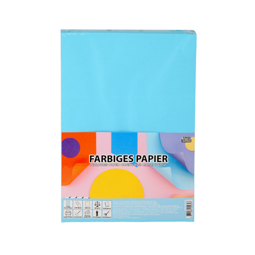 Picture of Plain Paper A4 250sheets Light Blue 80gr