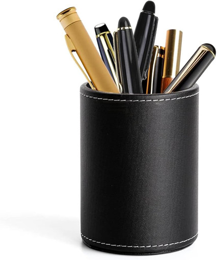 Picture of Pen Holder Black Leather