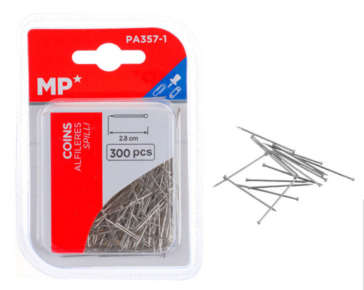 Picture of Map Pins 300pcs Metallic 28mm MP