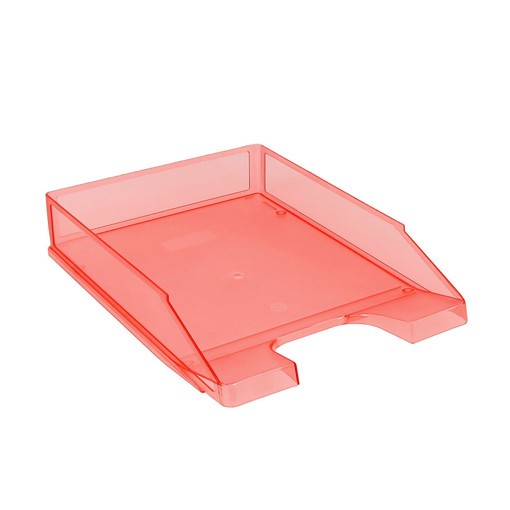 Picture of Paper Tray A4 Red Transparent Tip Top