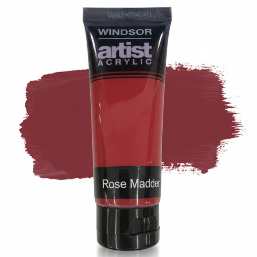 Picture of Acrylic 100ml Rose Madder Windsor