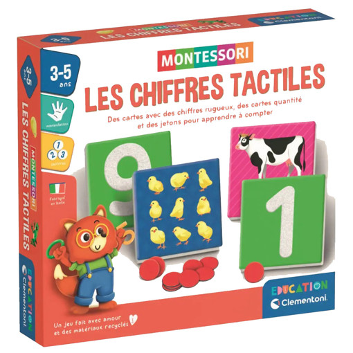 Picture of Educational Game Clementoni, Les Chiffres Tactiles