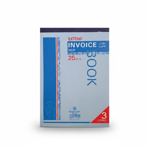 Picture of Invoice Book B5 25sheets 3copies Extend