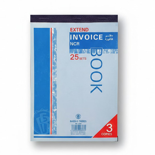 Picture of Invoice Book B6 25sheets 3copies Extend
