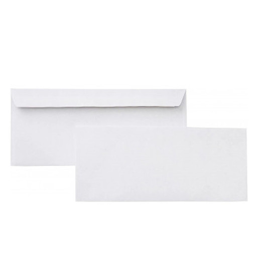 Picture of Envelopes 11x23cm 25pcs White 80gr Paperline