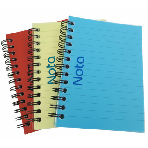 Picture of Notebook 9x12cm  80sh 70gr Lined Bassile