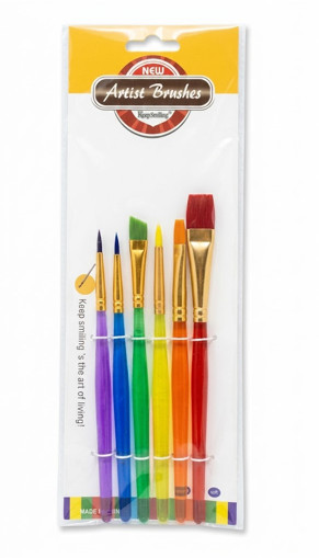 Picture of Brush (Set of 6) Asstd. Keep Smiling