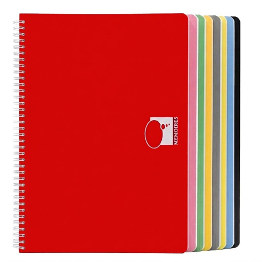 Picture of Spiral Copybook A4 Square 144sheets 90gr MEMOIRES