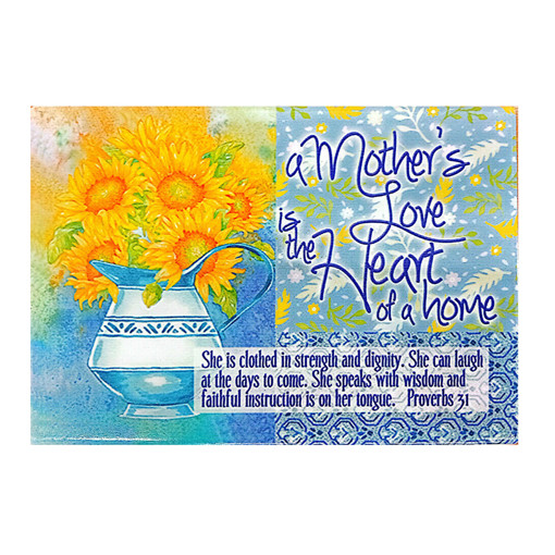 Picture of Mothers Plaque Love is The Heart Of A Home