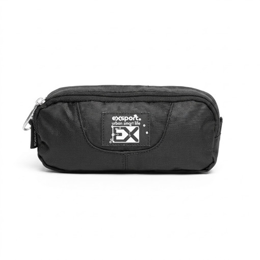 Picture of Pencil Case 2comp Glitter Clrs Exsport